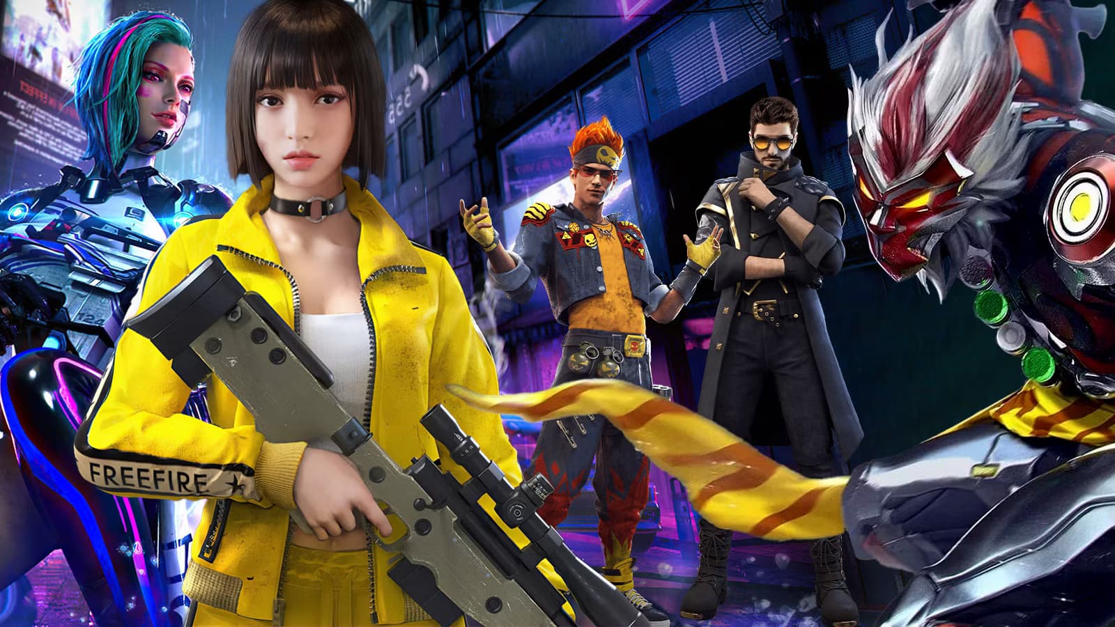 Free Fire — Rare Bundle, Lv 60